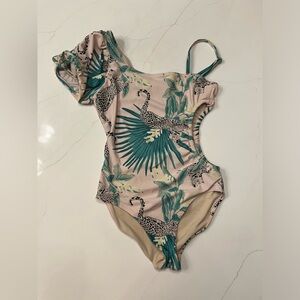 Shade Critters Girls Size 12 One Piece Swimsuit